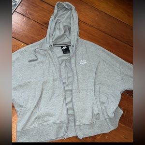 Nike cropped zip up